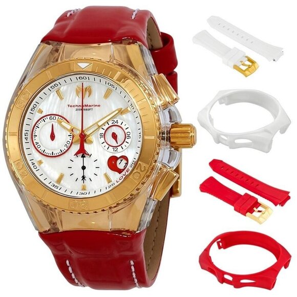 FX02561B NWT Technomarine Fashion Ladies Quartz Steel Authentic Watch - Picture 1 of 7